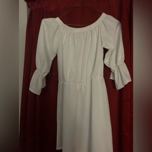 Cute off the shoulder summer dress